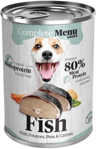 Konzerva LOUIE "complete menu" – Mono Protein pre psy 400g – ryba so zeleninou