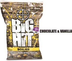 Boilie CRAFTY CATCHER Big Hit 15mm CHOCOLATE AND VANILLA.