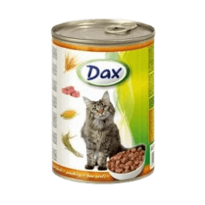 DAX - hydina - kúsky pre mačku 415g