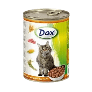 DAX - hydina - kúsky pre mačku 415g