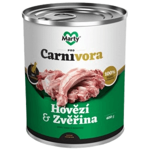 Konzerva MARTY ProCarnivora cats hovädzie s divinou 400g