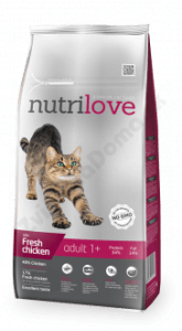 Nutrilove CAT ADULT 1,5kg granule s čerstvým mäsom