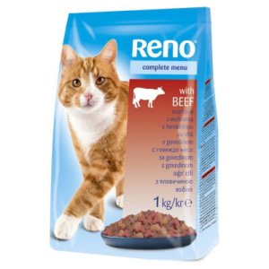 RENO granule mačka hovädzie - 1kg