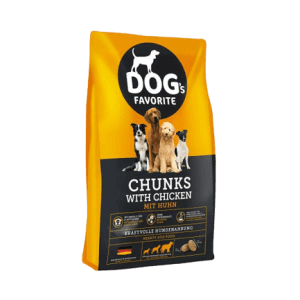 DOGS FAVORITE CHUNKS WITH CHICKEN 15KG