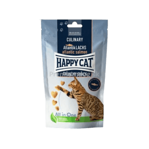 HAPPY CAT CRUNCHY SNACK ATLANTIK-LACHS 70G