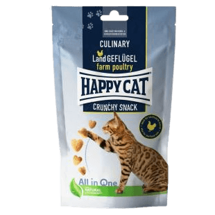 HAPPY CAT CRUNCHY SNACK LAND-GEFLUGEL 70G