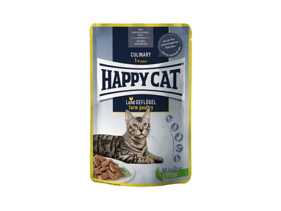 HAPPY CAT KAPS.CULINARY MIS LAND-GEFLUGEL 85G