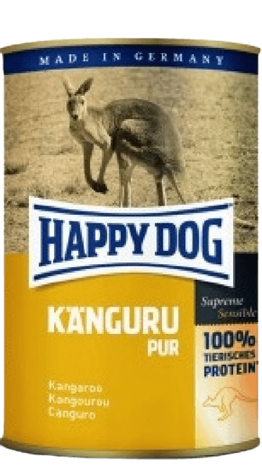 HAPPY DOG KONZ.KANGURU PUR (KLOKANIE) 400g