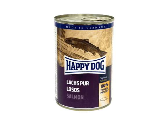 HAPPY DOG KONZ.LACHS PUR (LOSOS) 375g